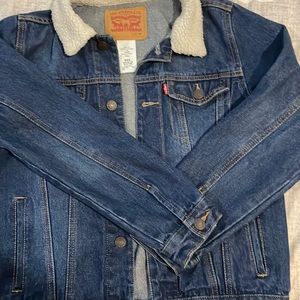 Levi’s Denim Boys Jacket with Cotton Collar 10-12 Boys Christmas 🎄 Sale
